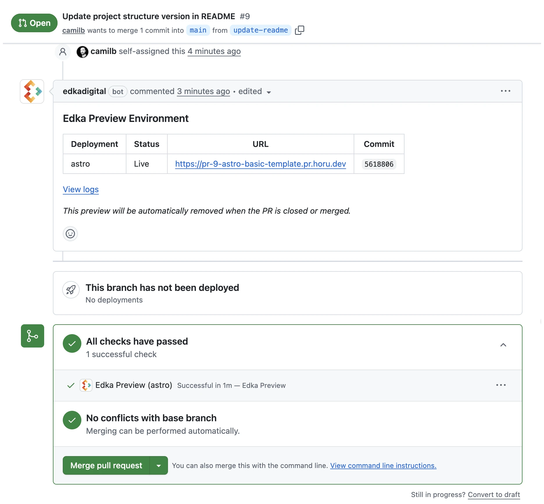 Preview Environments